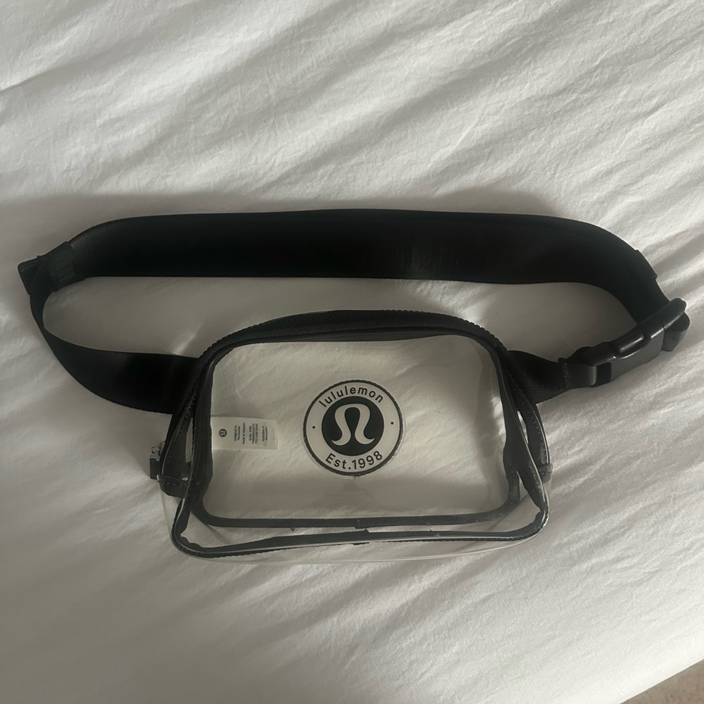lululemon athletica Clear Crossbody Bag - Black